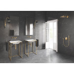 Верхний душ и душевой кронштейн GROHE Rainshower 310 SmartActive, холодный рассвет глянец 