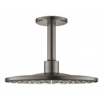 Верхний душ GROHE Rainshower 310 SmartActive с потолочным душевым кронштейном, темный графит матовый (26477AL0)