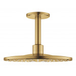 Верхний душ GROHE Rainshower SmartActive 310 с потолочным душевым кронштейном 142 мм, 2 режима струи, холодный рассвет матовый (26477GN0)