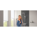 Душевая система с термостатом для настенного монтажа, GROHE Euphoria SmartControl System 310 Duo, хром