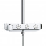 Душевая система с термостатом для настенного монтажа, GROHE Euphoria SmartControl System 310 Duo, хром
