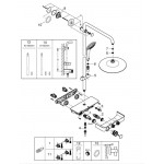 Душевая система с термостатом для настенного монтажа, GROHE Euphoria SmartControl System 260, хром (26509000)