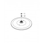 Верхний душ с одним режимом, GROHE Rainshower Mono 310, хром