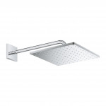 Верхний душ с душевым кронштейном 422 мм, 1 режим струи, GROHE Rainshower Mono 310 Cube, хром