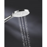 Ручной душ GROHE Rainshower SmartActive 130, 3 вида струй, белая луна 
