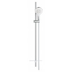 Душевой гарнитур GROHE Rainshower SmartActive 130, 3 вида струй, белая луна 