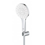 Душевой набор GROHE Rainshower SmartActive 130, 3 вида струй, белая луна 