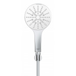 Душевой набор GROHE Rainshower SmartActive 130, 3 вида струй, белая луна 