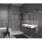 Ручной душ Grohe Rainshower SmartActive 130 Cube, суперсталь 