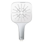 Ручной душ GROHE Rainshower SmartActive 130 Cube, 3 вида струй, белая луна 