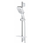 Душевой гарнитур GROHE Rainshower SmartActive 130 Cube, 3 вида струй, хром 