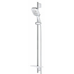 Душевой гарнитур GROHE Rainshower SmartActive 130 Cube, 3 вида струй, хром 