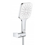Душевой набор GROHE Rainshower SmartActive 130 Cube, 3 вида струй, белая луна 