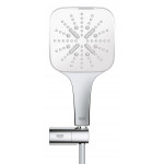 Душевой набор GROHE Rainshower SmartActive 130 Cube, 3 вида струй, белая луна 