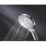 Ручной душ GROHE Rainshower SmartActive 150, 3 вида струй, 9,5 л/мин, хром 