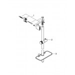 Душевая штанга GROHE Rainshower SmartActive, 900 мм, теплый закат глянец 