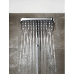 Верхний душ GROHE Tempesta 250 CUBE, квадратный (низ-хром, верх-белый), хром (26685000)