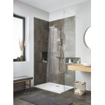 Верхний душ GROHE Tempesta 250 CUBE, квадратный (низ-хром, верх-белый), хром (26685000)