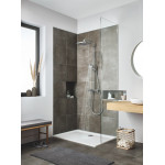 Верхний душ GROHE Tempesta 250 CUBE, квадратный (низ-хром, верх-белый), хром (26685000)
