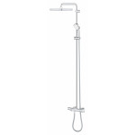 Душевая система GROHE Tempesta Cosmopolitan 250 CUBE с термостатом для ванны, излив 169 мм, хром 