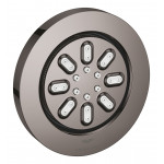 Боковой душ GROHE Rainshower Aqua, круглый, 2 режима струи, темный графит глянцевый 