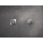 Боковой душ GROHE Rainshower Aqua, круглый, 2 режима струи, темный графит глянцевый 