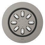 Боковой душ GROHE Rainshower Aqua, круглый, 2 режима струи, темный графит матовый  Боковой душ GROHE Rainshower Aqua, круглый, 2 режима струи, темный графит матовый