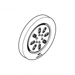Боковой душ GROHE Rainshower Aqua, круглый, 2 режима струи, суперсталь 