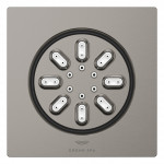 Боковой душ GROHE Rainshower Aqua, квадратный, 2 режима струи, темный графит матовый (26802AL0)