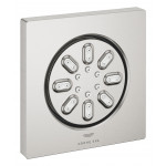Боковой душ GROHE Rainshower Aqua, квадратный, 2 режима струи, суперсталь (26802DC0)