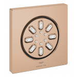 Боковой душ GROHE Rainshower Aqua, квадратный, 2 режима струи, теплый закат матовый (26802DL0)