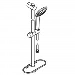 Душевой гарнитур GROHE Euphoria (ручной душ, штанга 600 мм, шланг 1500 мм), хром 