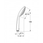 Ручной душ GROHE Euphoria Mono 