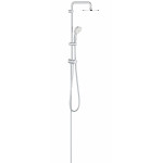 Душевая система Flex наружного монтажа с переключателем, GROHE New Tempesta Rustic System 200, хром