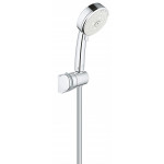 Душевой набор GROHE New Tempesta Cosmopolitan 100 III с регулируемым настенным держателем, 9,5 л/мин, хром 