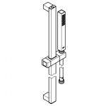 Душевой гарнитур GROHE Euphoria Cube (ручной душ, штанга 900 мм, шланг 1750 мм), хром 
