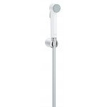 Набор для гигиенического душа GROHE Tempesta-F (гигиенический душ, настенный держатель, шланг 1250 мм), хром, белый