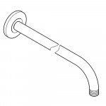 Душевой кронштейн GROHE New Tempesta, 400 мм, хром (27851000)