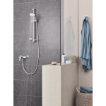 Душевой гарнитур GROHE Tempesta New с полочкой, душевая штанга 600 мм, хром (27926001)