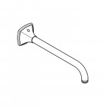 Душевой кронштейн GROHE Rainshower Grandera 285 мм, теплый закат глянец 