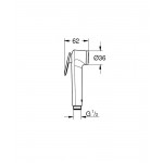 Гигиенический душ GROHE Tempesta-F Trigger Spray 30, белая луна 