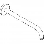 Душевой кронштейн GROHE Rainshower 380 мм, хром 