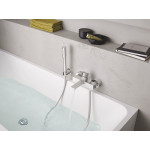 Душевой шланг GROHE Silverflex 1250 мм, с защитой от перекручивания, суперсталь 