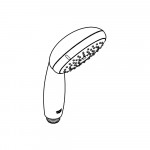 Ручной душ GROHE New Tempesta, 9,5 л/мин, хром 