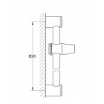 Душевая штанга GROHE Relexa neutral 600 мм, хром 