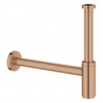 Сифон для раковины GROHE 1 1/4 дюйма из латуни, теплый закат, матовый 