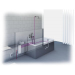 Наливной, сливной и переливной гарнитур GROHE Talentofill для анатомических ванн, встраиваемая часть