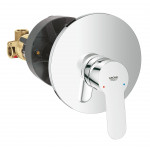 Смеситель для душа GROHE BauEdge скрытого монтажа, в комплекте с монтажной частью, хром 