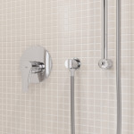 Смеситель для душа GROHE BauEdge скрытого монтажа, в комплекте с монтажной частью, хром 