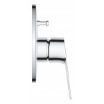 Смеситель для ванны GROHE BauLoop скрытого монтажа, в комплекте с монтажной частью, хром 